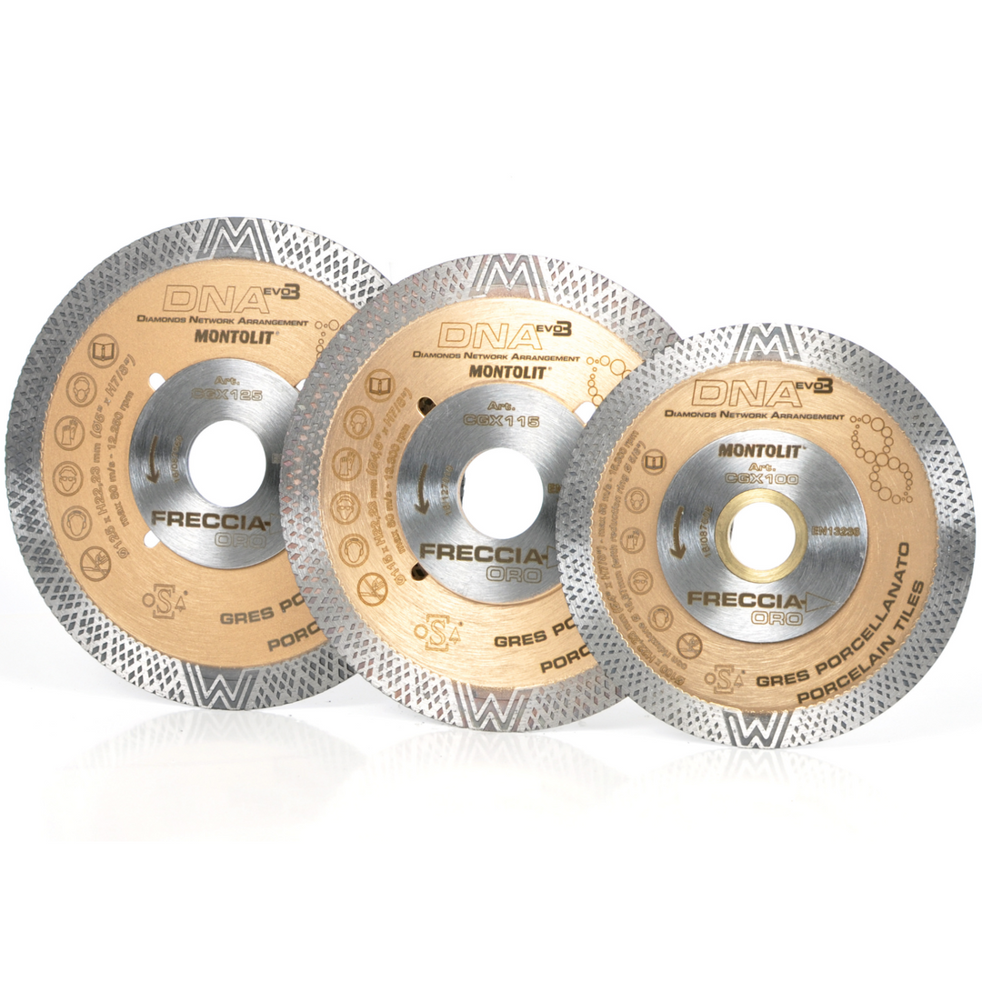 Montolit Gold Line DNA Diamond Blades