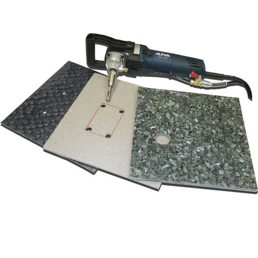 Alpha Professional Tools Diamond Blade Adapter on Variable speed polisher