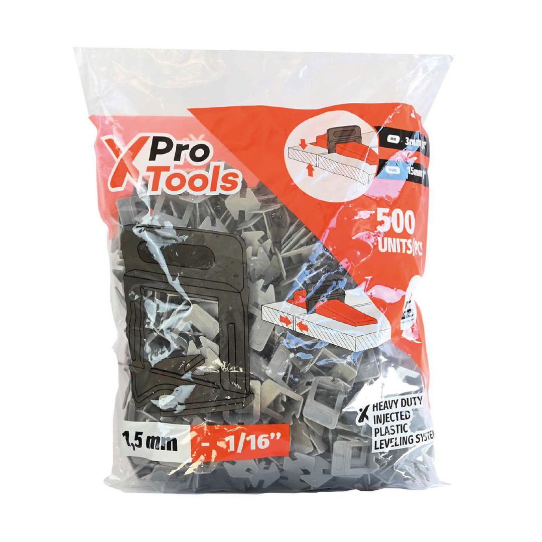 Xpro Leveling System 1/16" Clips