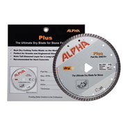 Alpha Professional Tools 7" Plus Dry Diamond Blades for Cutting Granite, Stone, and Tile