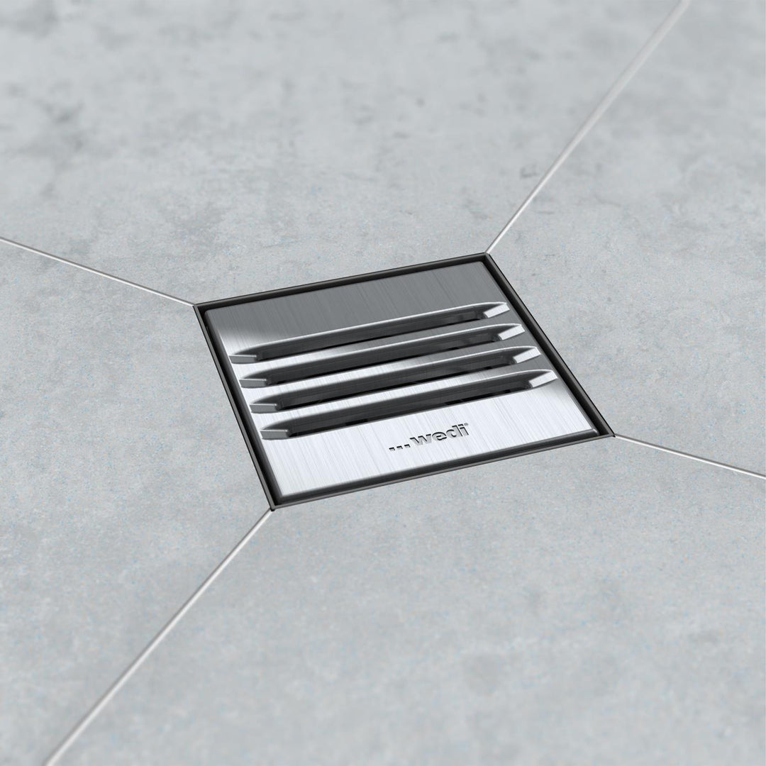 Wedi Chrome Slotted Drain Cover
