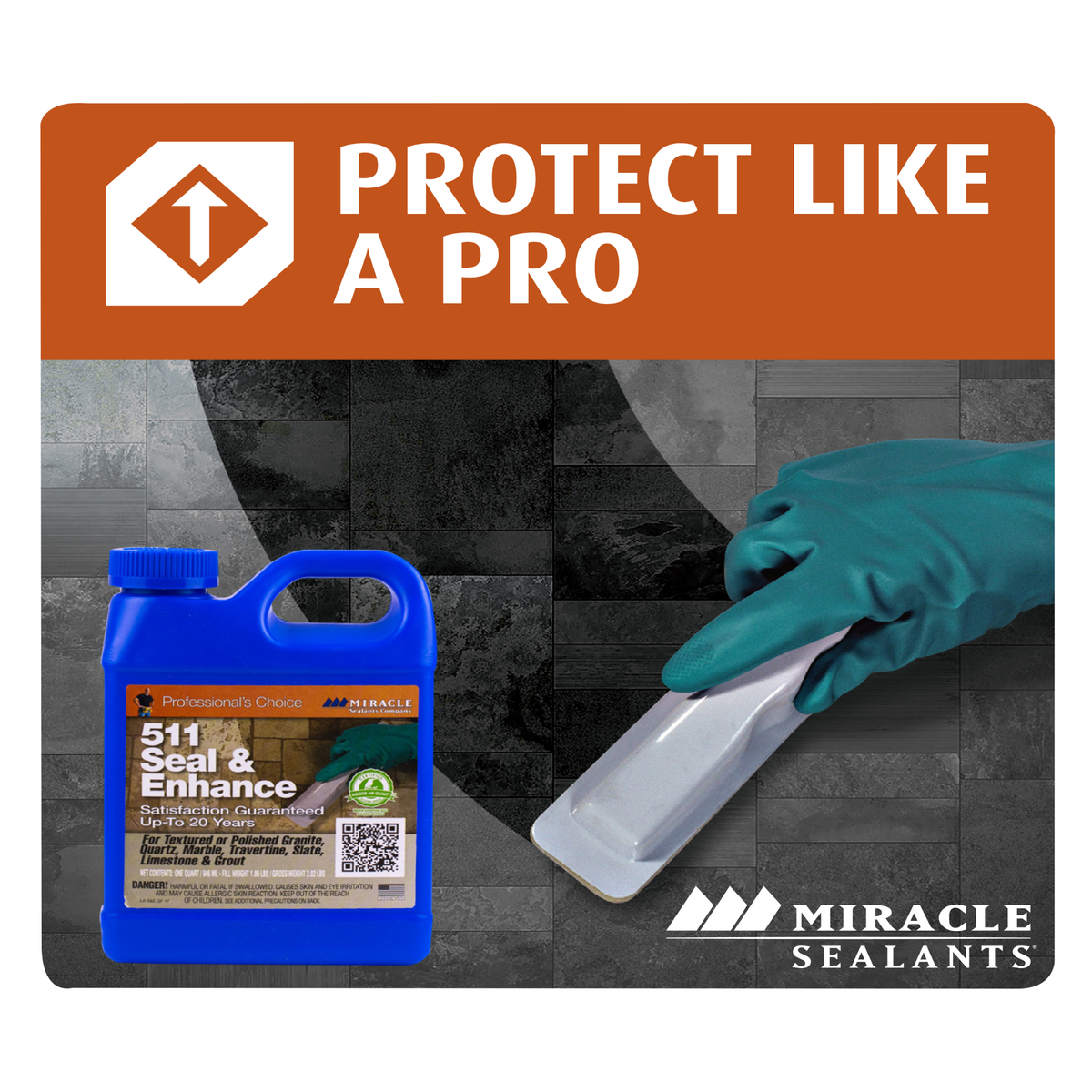 Miracle Sealants 511 Seal & Enhance Penetrating Sealer