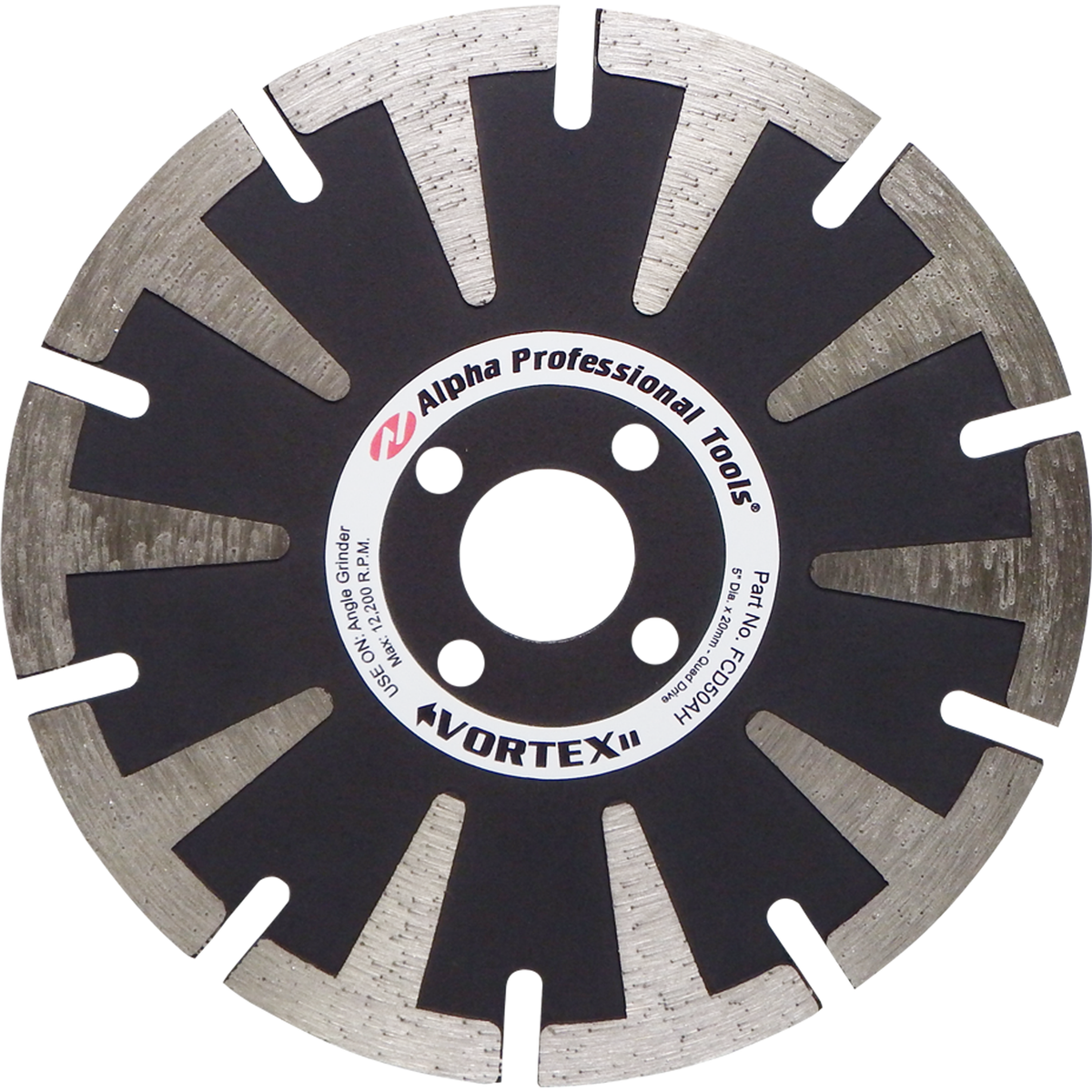 Alpha Vortex Flush Cutting Diamond Blade for Granite