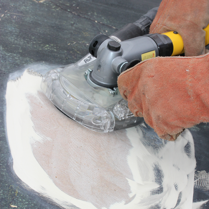 Alpha Professional Tools Ecoguard Type G Dust Collection Cover Closed in use