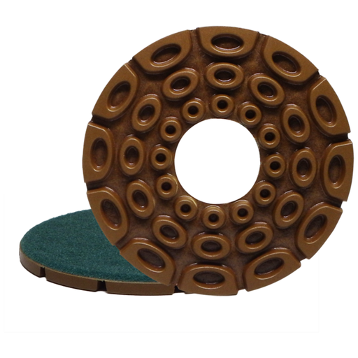 Alpha Professional Tools 1000 Grit Twincur GEM-V 6" Hook & Loop Porcelain Polish Wheel