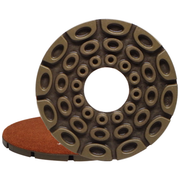 Alpha Professional Tools 3000 Grit Twincur GEM-V 6" Hook & Loop Porcelain Polish Wheel