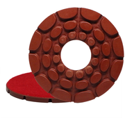 Alpha Professional Tools 500 Grit Twincur GEM-V 6" Hook & Loop Porcelain Polish Wheel