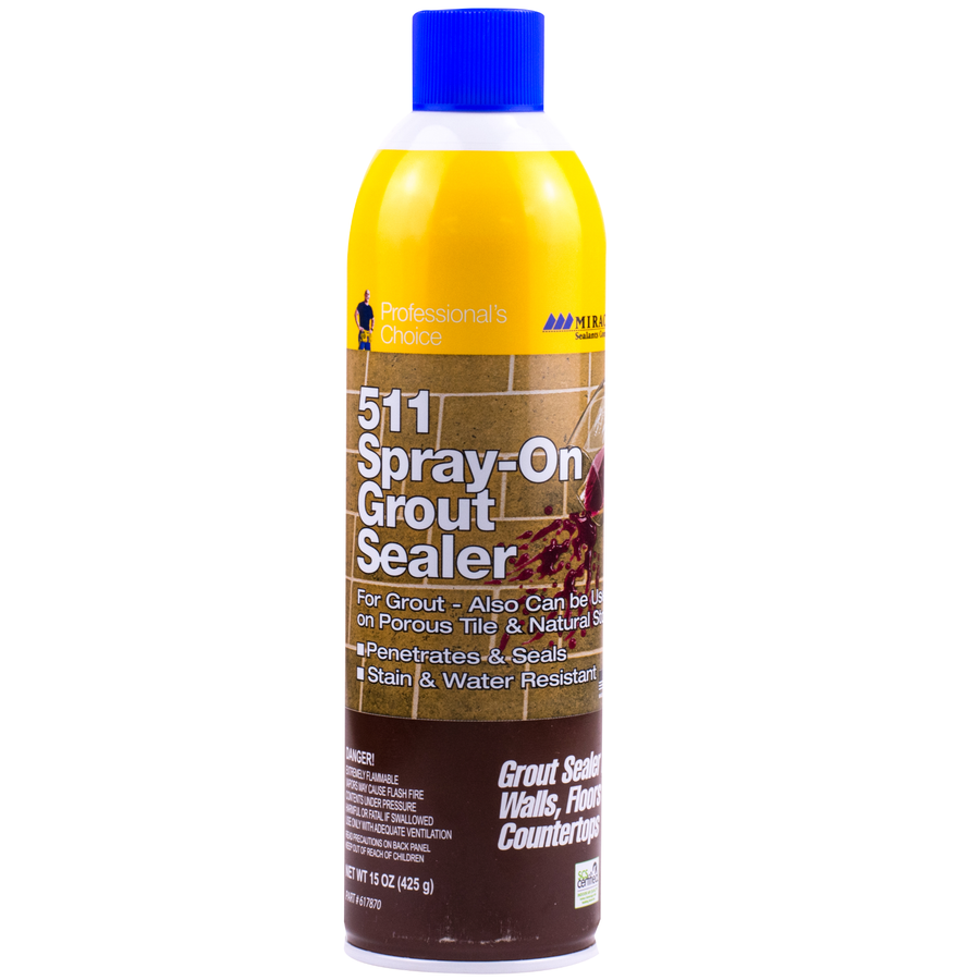 Miracle Sealants 511 Spray-On Grout Sealer, 15oz Aerosol