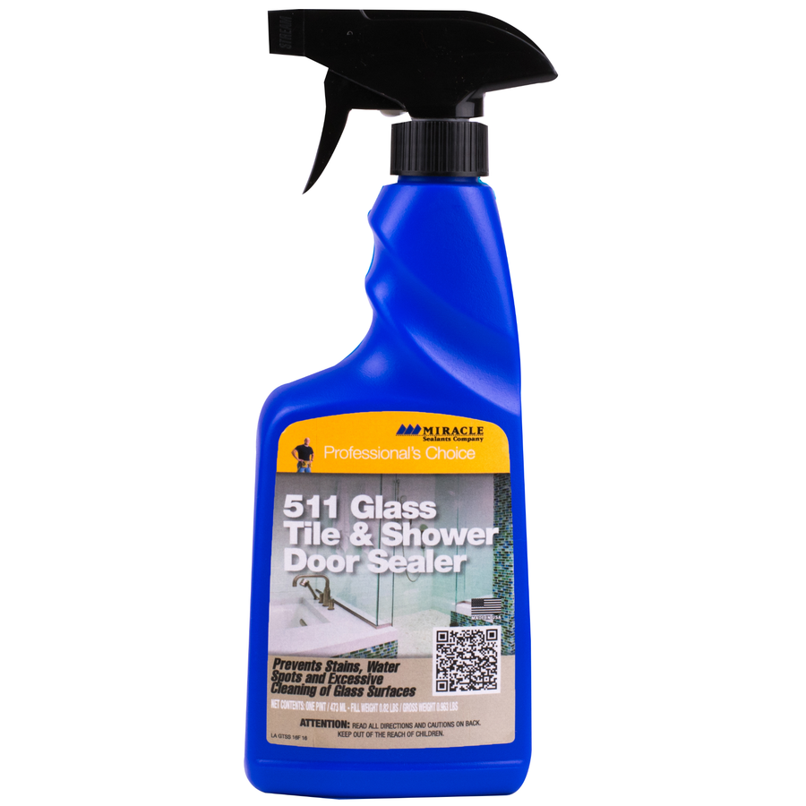 Miracle Sealants 511 Glass Tile & Shower Door Sealer Spray, 16 oz