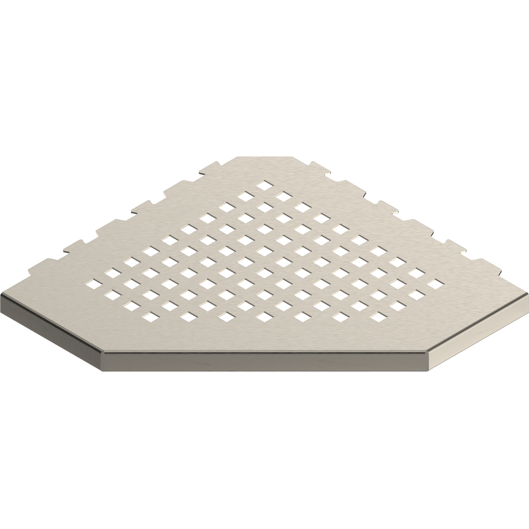 GURU Evolux PLUS Trapezoid Shower Corner Shelf, Nickel