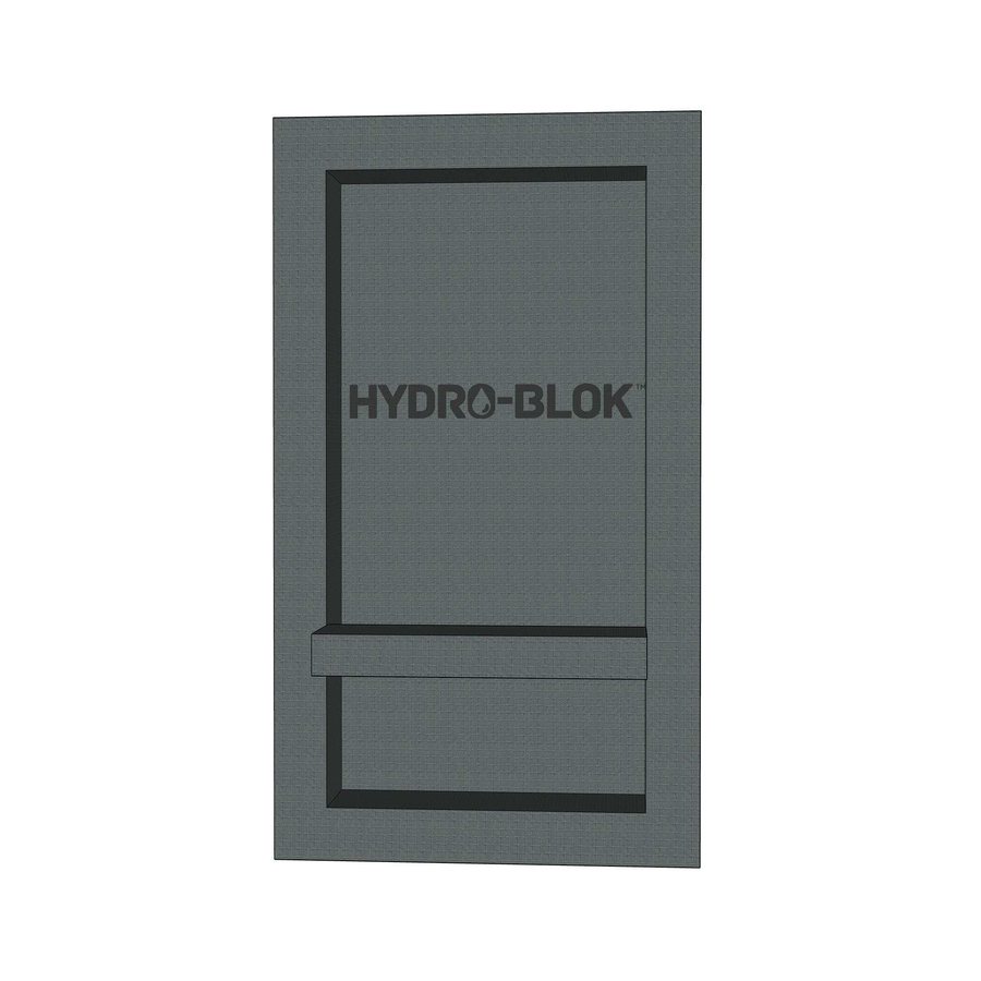 Hydro-Blok 16" x 28" Recessed Niche