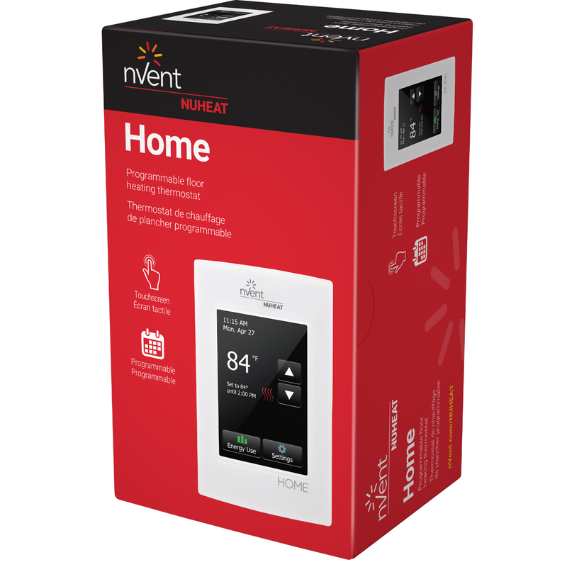 Nuheat HOME Programmable Touchscreen Floor Heating Thermostat