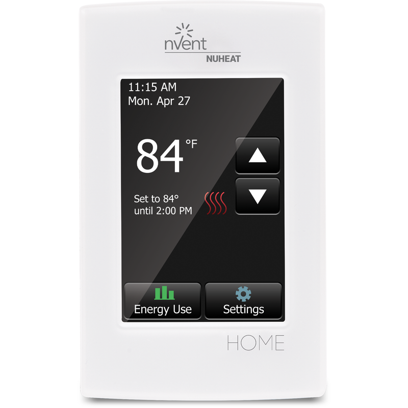 Nuheat HOME Programmable Touchscreen Floor Heating Thermostat