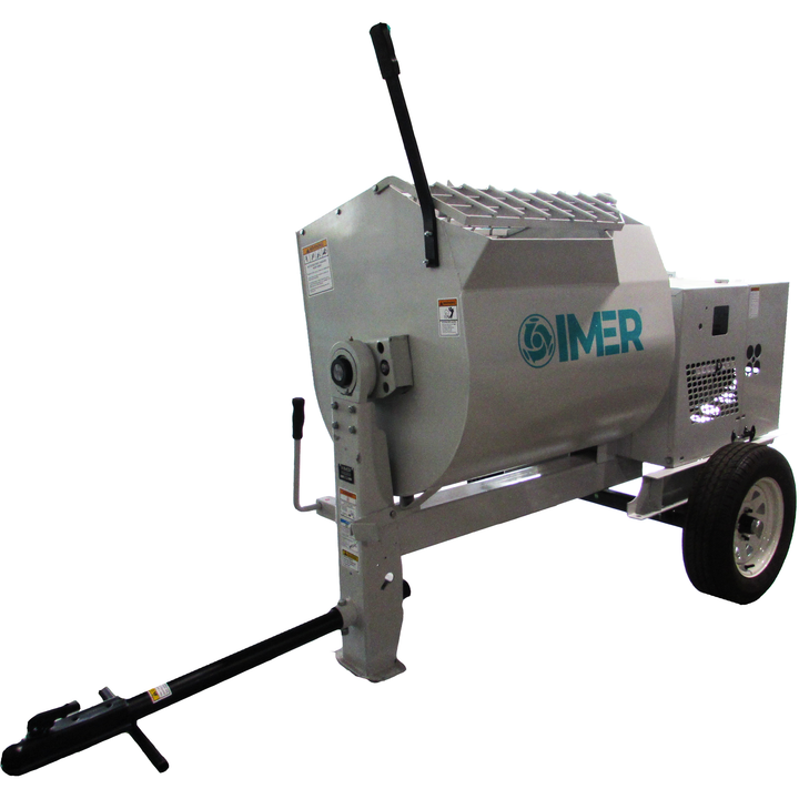 Imer HSM 12 Steel Drum Mortar Mixer (Electric & Gas Engine Options)