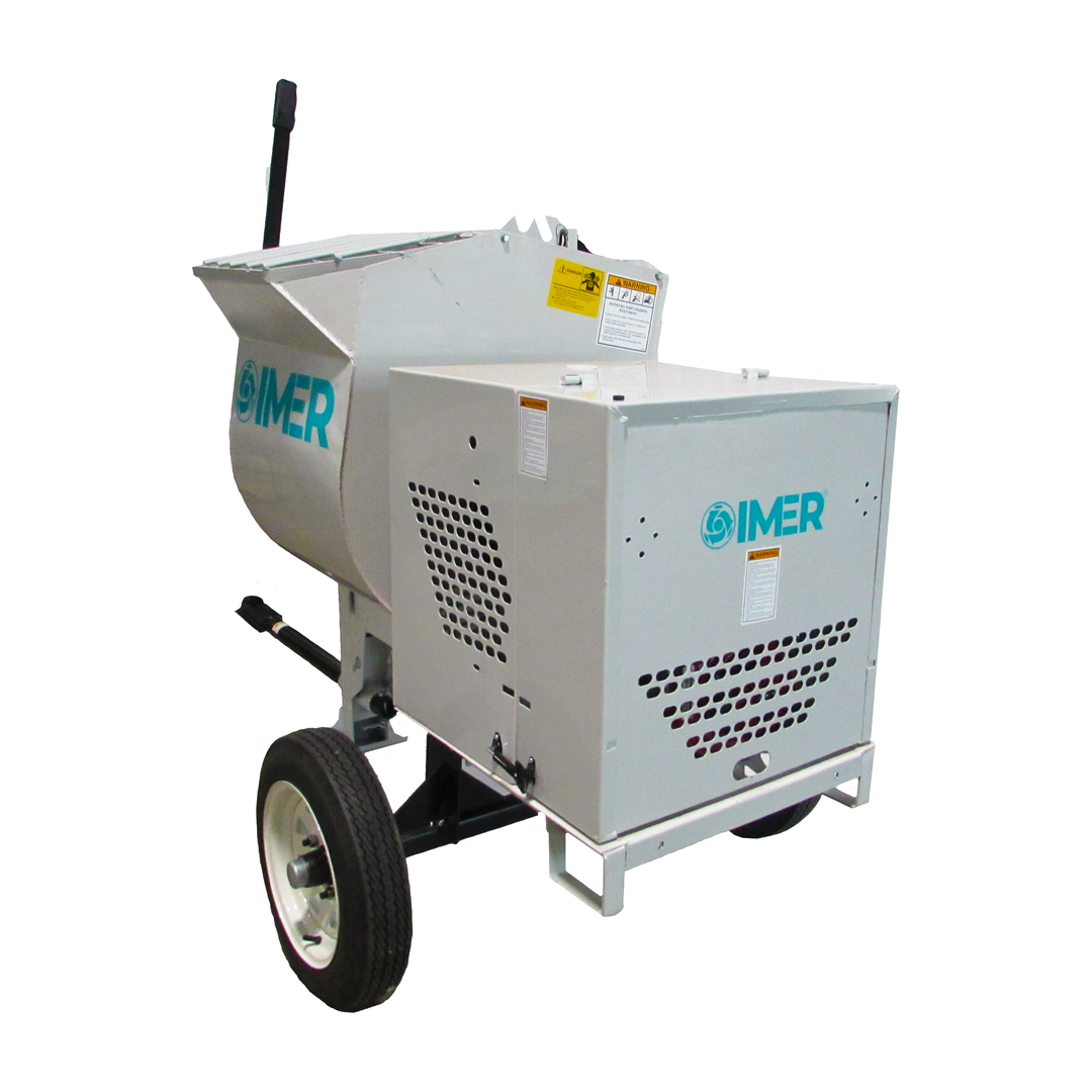 Imer HSM 8 Steel Drum Mortar Mixer (Electric & Gas Engine Options)