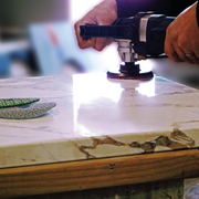 Alpha Tools 4"  800 grit Kirara Pad for Restoration of Marble, Limestone & Concrete Surfaces Polishing Marble