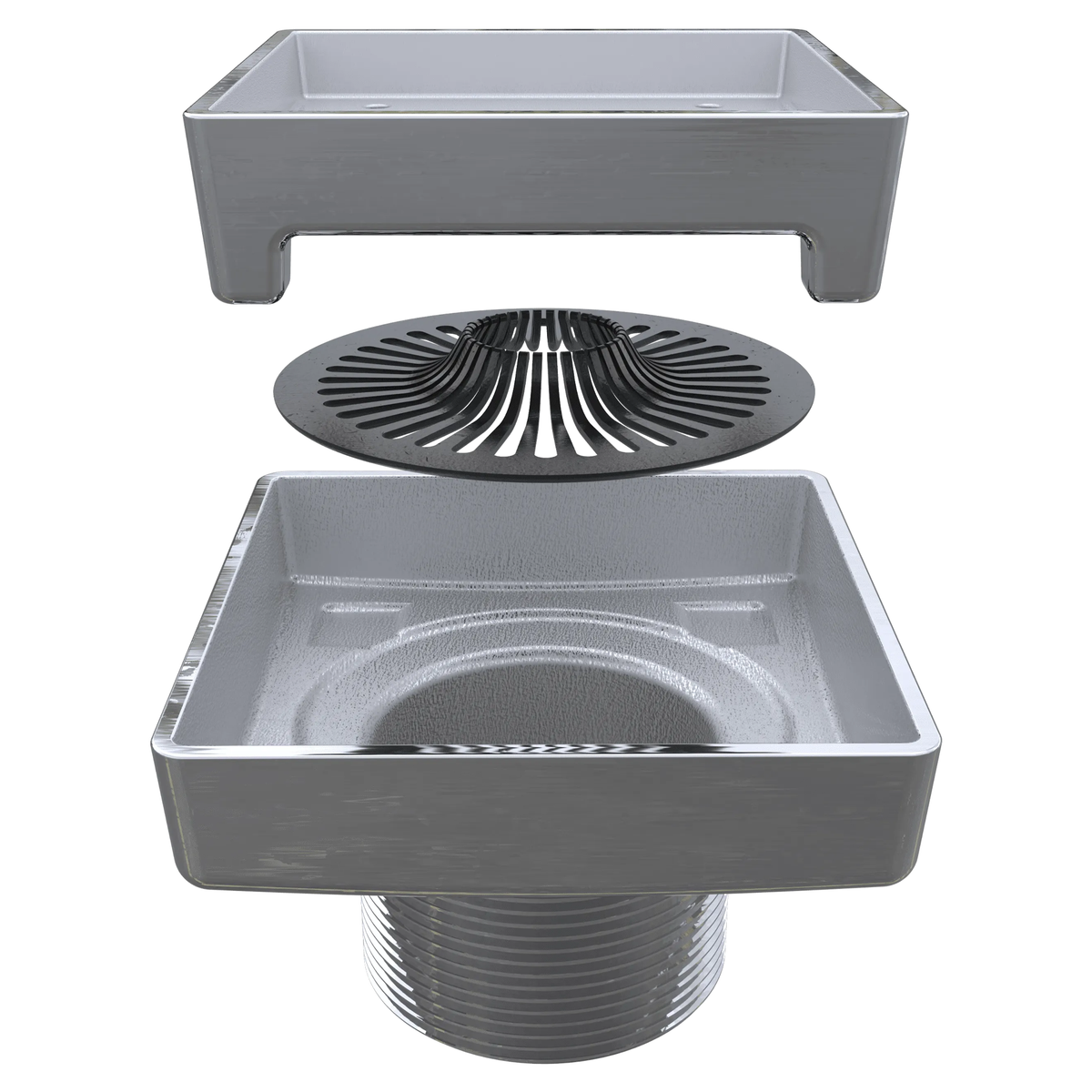 Ebbe LEGACY Tile-In Shower Drain Cover with Riser