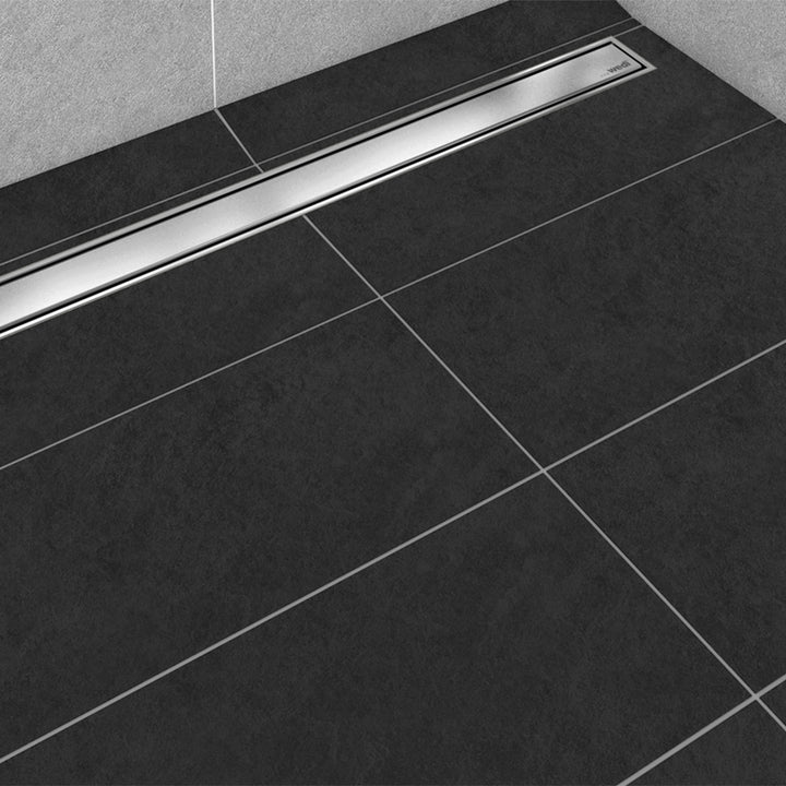 Wedi Linear Drain Cover Frame, Stainless Steel