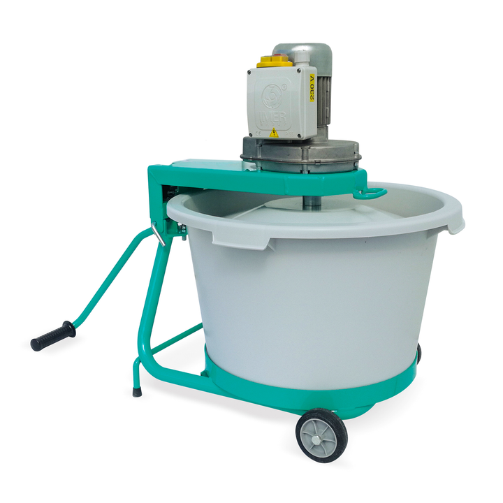 Imer Mix-All 60 120V 0.75HP Electric Bucket Mixer with Poly Bucket
