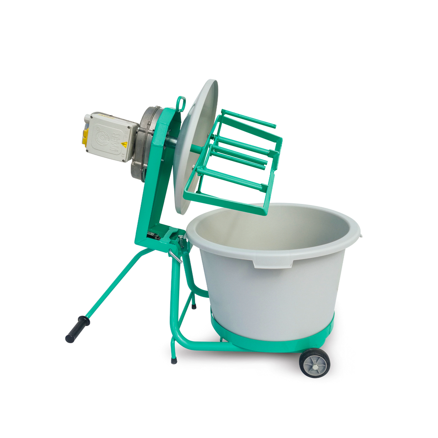 Imer Mix-All 60 120V 0.75HP Electric Bucket Mixer with Poly Bucket