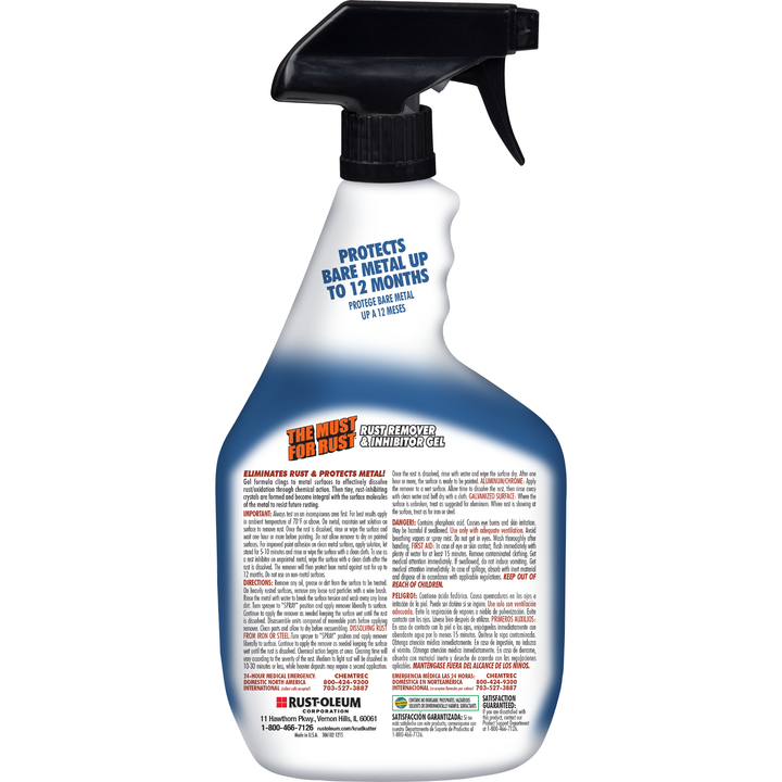 Krud Kutter The Must for Rust Gel – Rust Remover & Inhibitor, 32oz