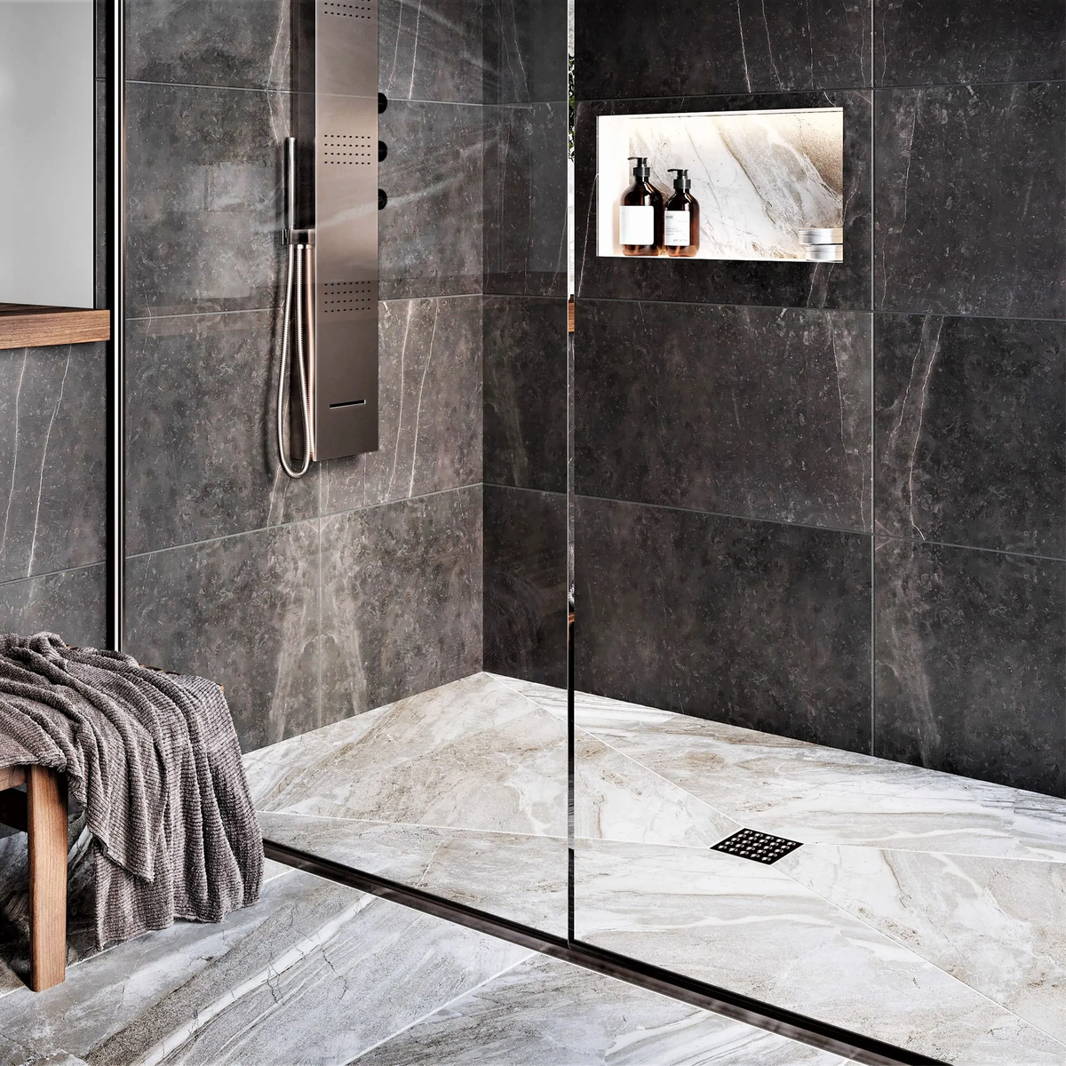 Ebbe PRO Square Shower Drain Cover