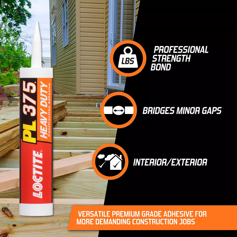 Loctite PL 375 Heavy Duty VOC Construction Adhesive