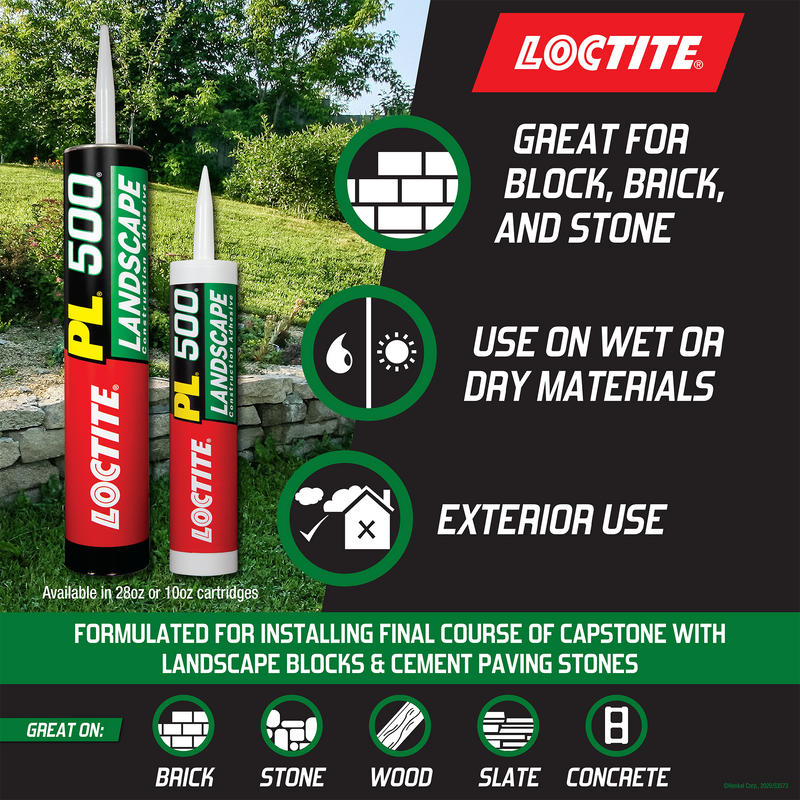 Loctite PL 500 Landscape Construction Adhesive
