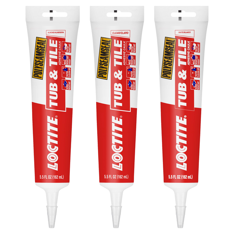 Loctite POLYSEAMSEAL Tub & Tile Adhesive Caulk