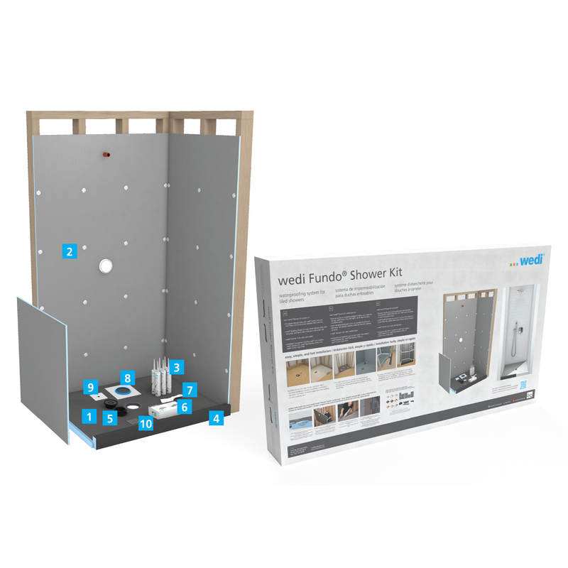 Wedi Fundo Shower Kit