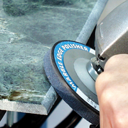 Alpha Professional Tools PVA MS Style Dry Marble Edge Polishing System In use