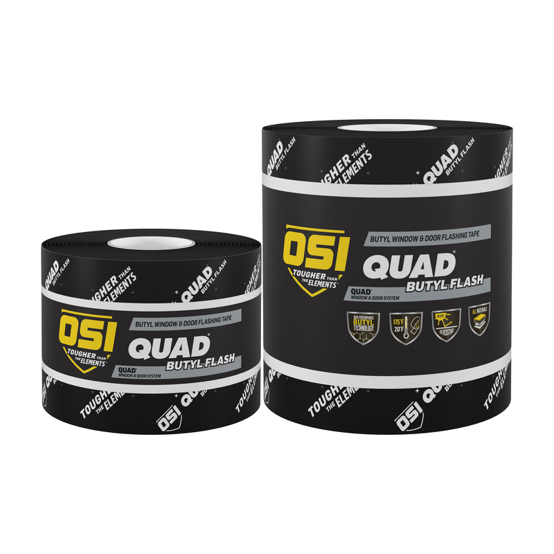 OSI® QUAD® Butyl Flash – Self-Adhering Flashing Tape