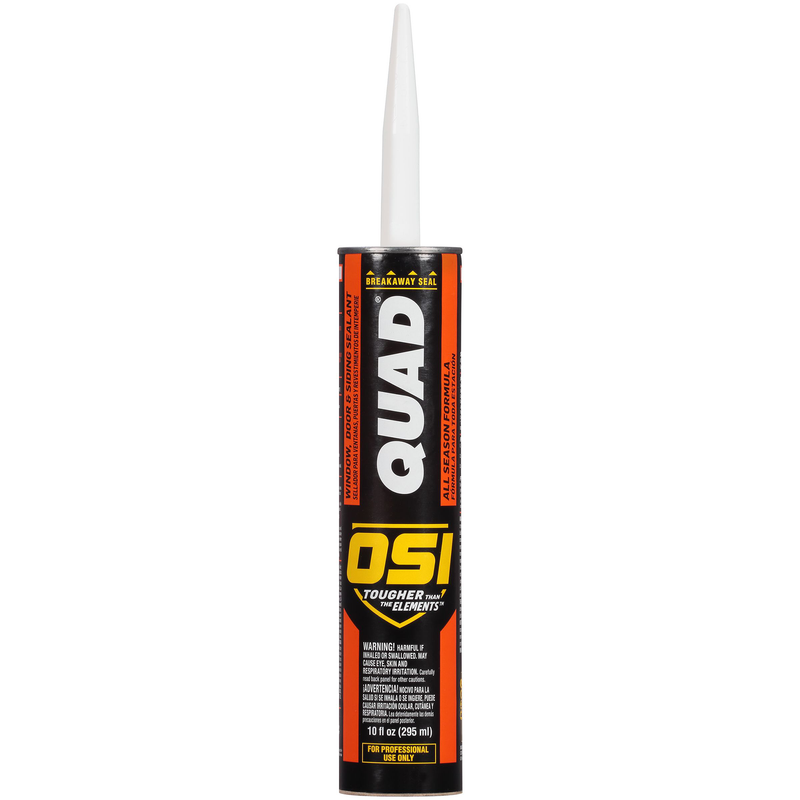 OSI® QUAD® White Exterior Sealant for Windows & Siding