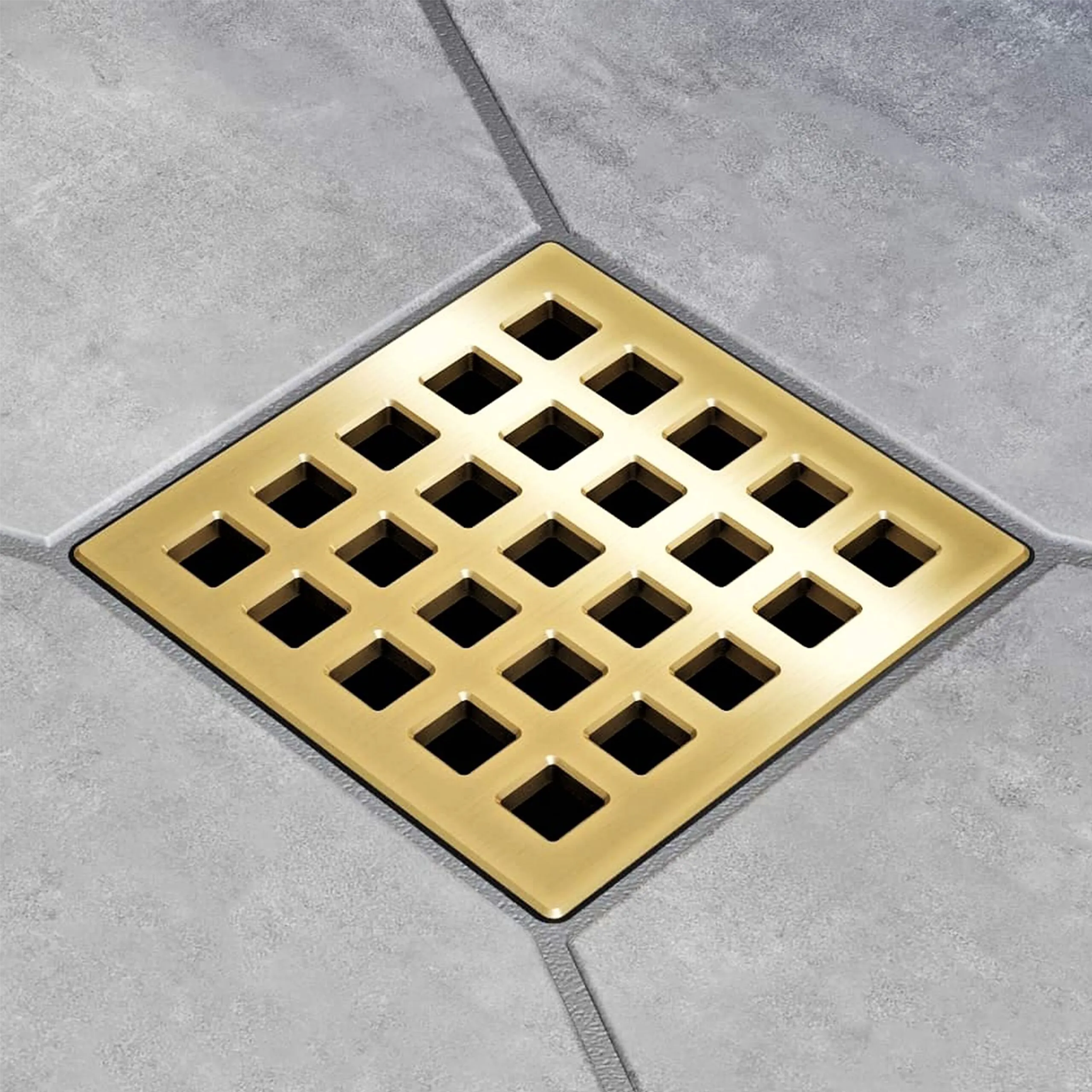 Ebbe QUADRA Unique Luxury Drain Cover