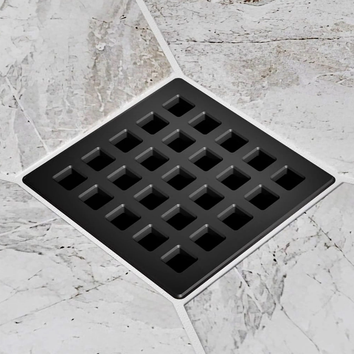 Ebbe QUADRA Unique Luxury Drain Cover
