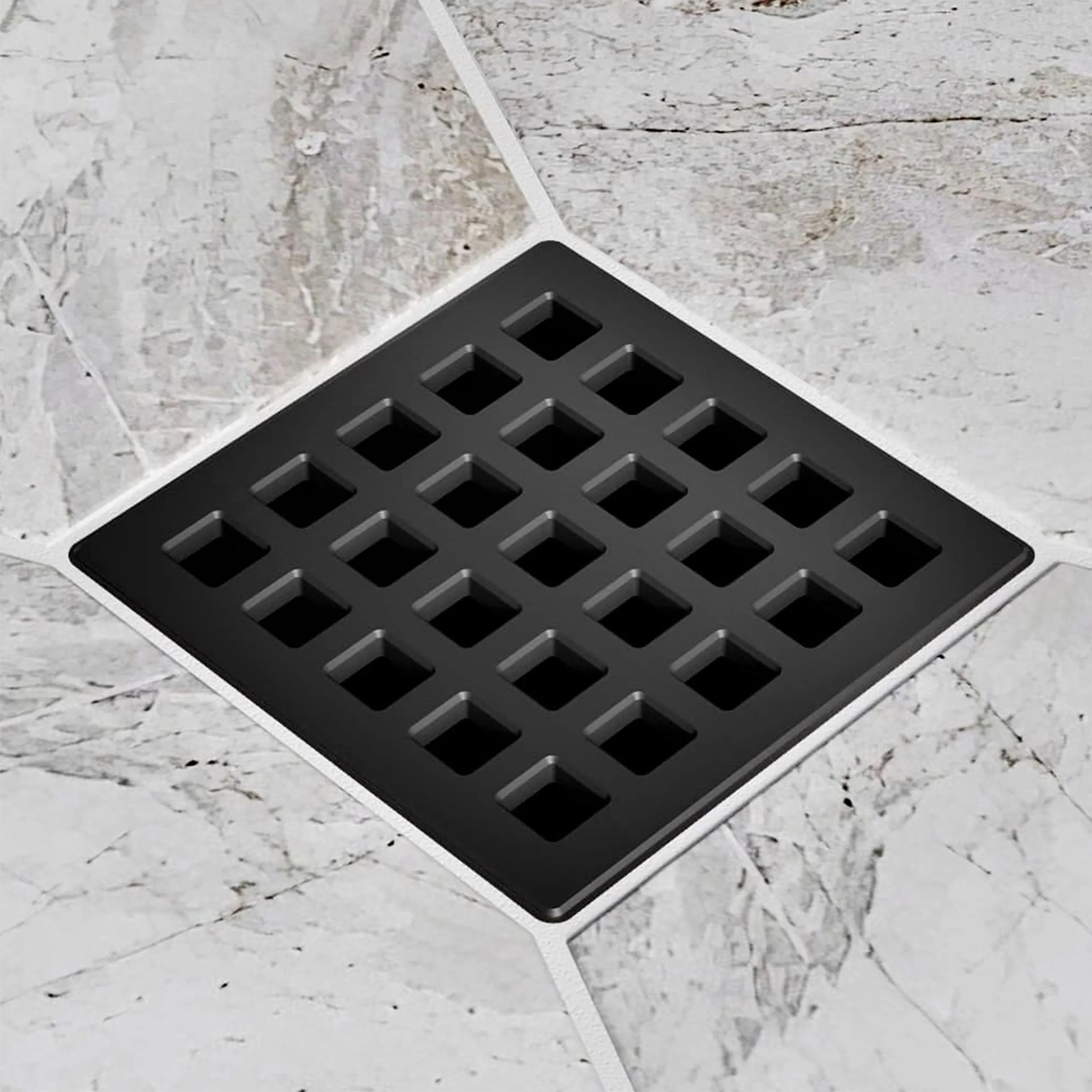 Ebbe QUADRA Unique Luxury Drain Cover
