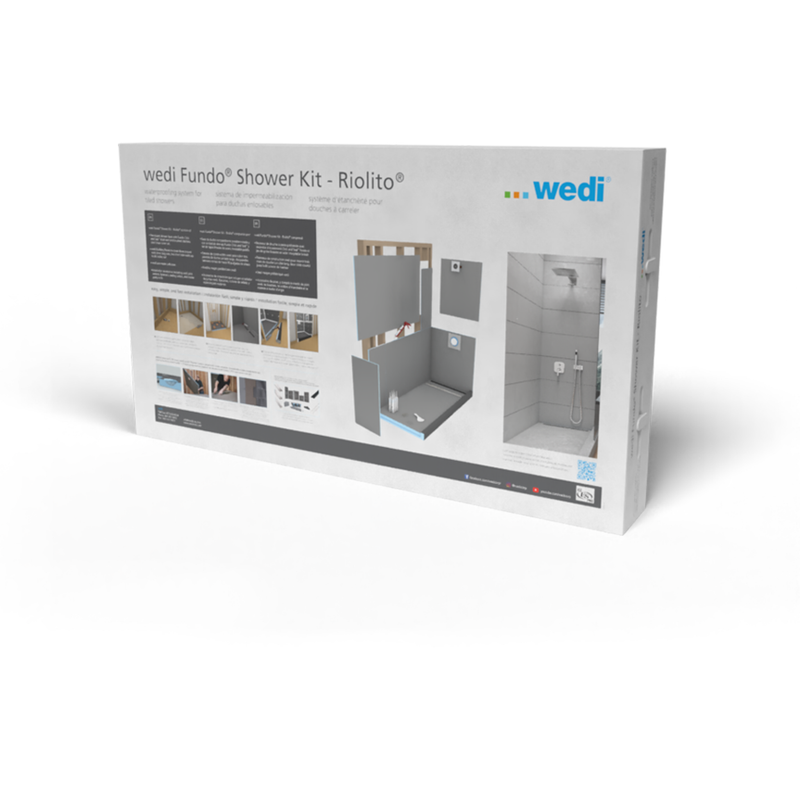 Wedi Fundo Riolito Linear Shower Kits