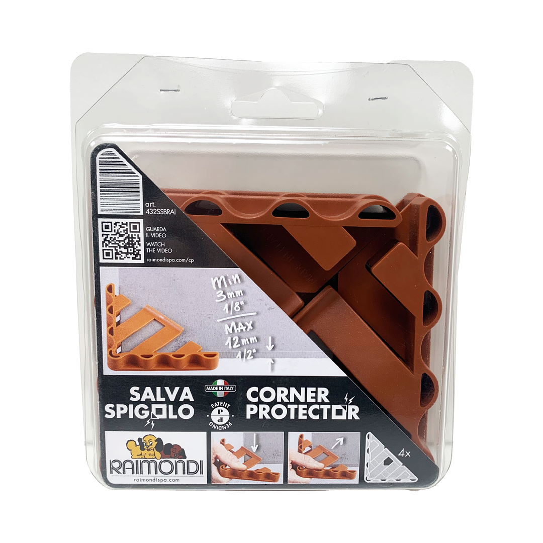 Raimondi 4 Corner protector for tile thicknesses 1/8" to 1/2", Case
