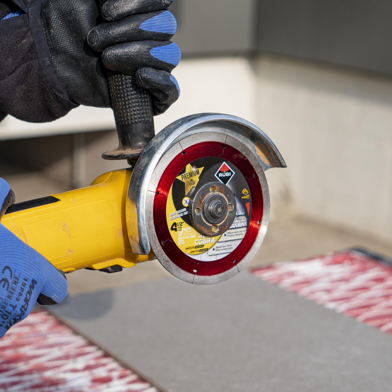 RUBI Red Cobra Diamond Blade for Ceramic, Porcelain, & Natural Stone