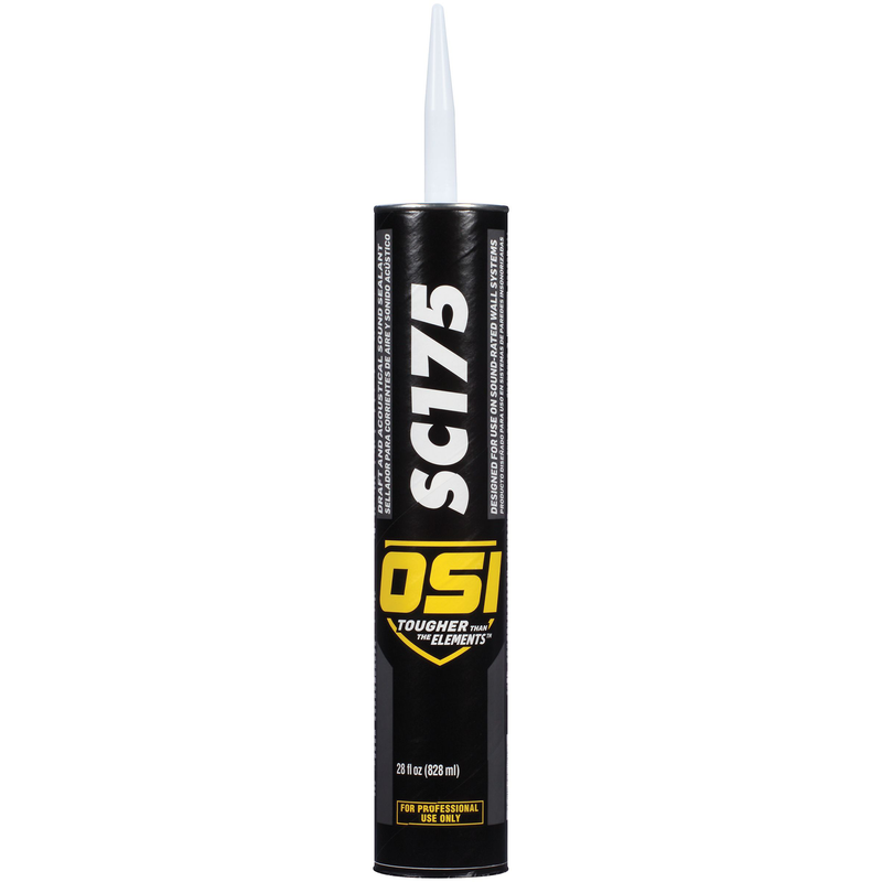 OSI® SC175 Acoustical Sound Sealant – Latex-Based, Draft & Soundproofing Caulk
