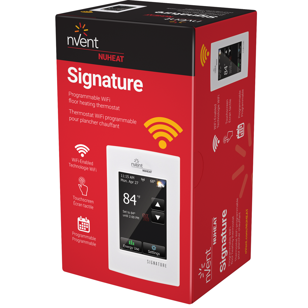 Nuheat SIGNATURE Programmable Touchscreen WI-FI Thermostat