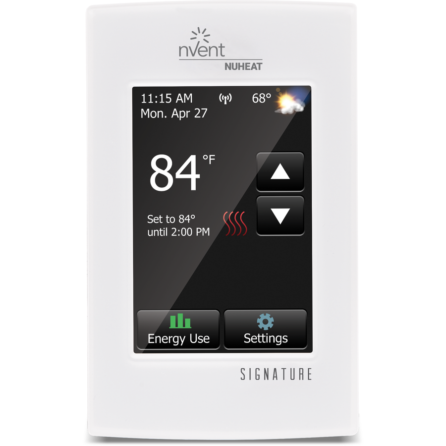 Nuheat SIGNATURE Programmable Touchscreen WI-FI Thermostat