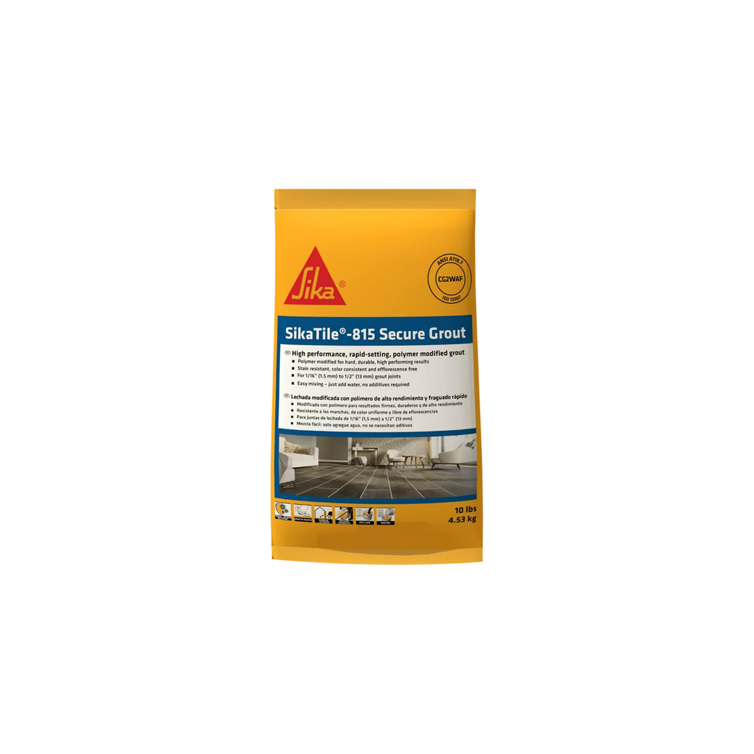 SikaTile®-815 Secure Grout, 10lb Bag