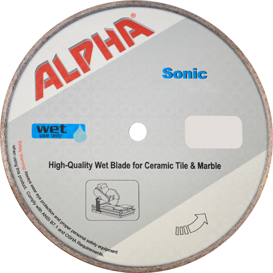 Alpha Professional Tools Sonic Blades for Ceramic Tile & Marble