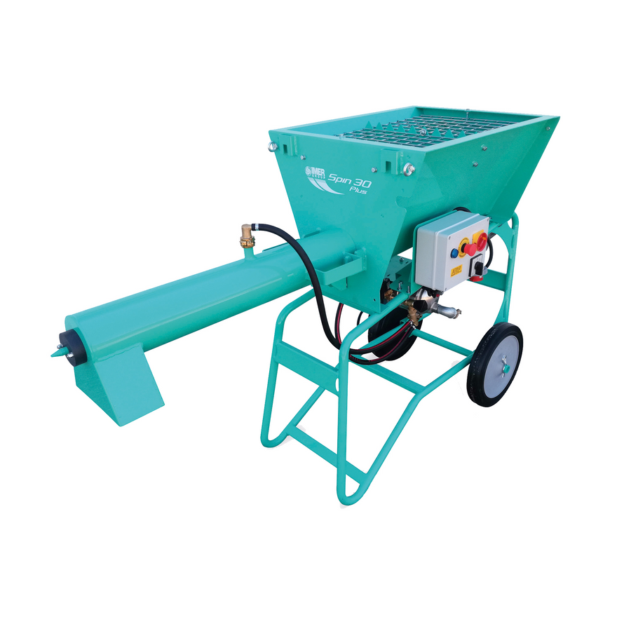 Imer SPIN 30 Plus Continuous Mixer for Premixed Materials with 240V 3HP Motor