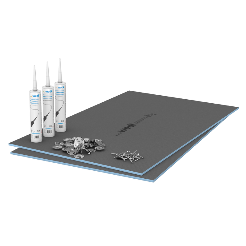 Wedi Tub & Shower Wall Kit