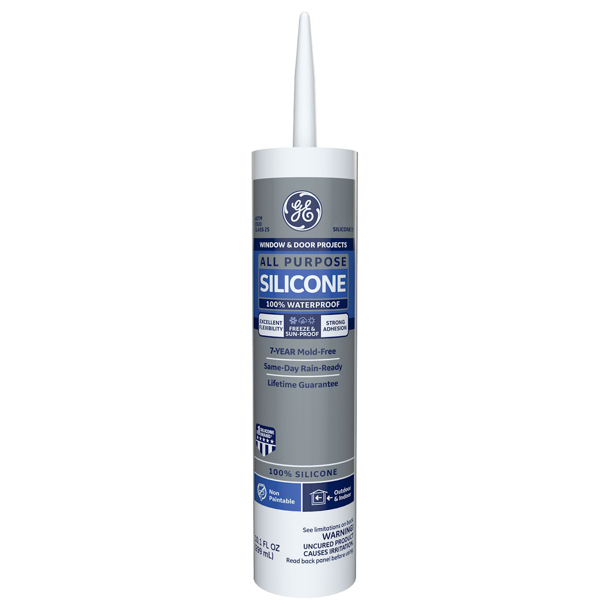 GE Sealants All Purpose Silicone 1 Window & Door Sealant