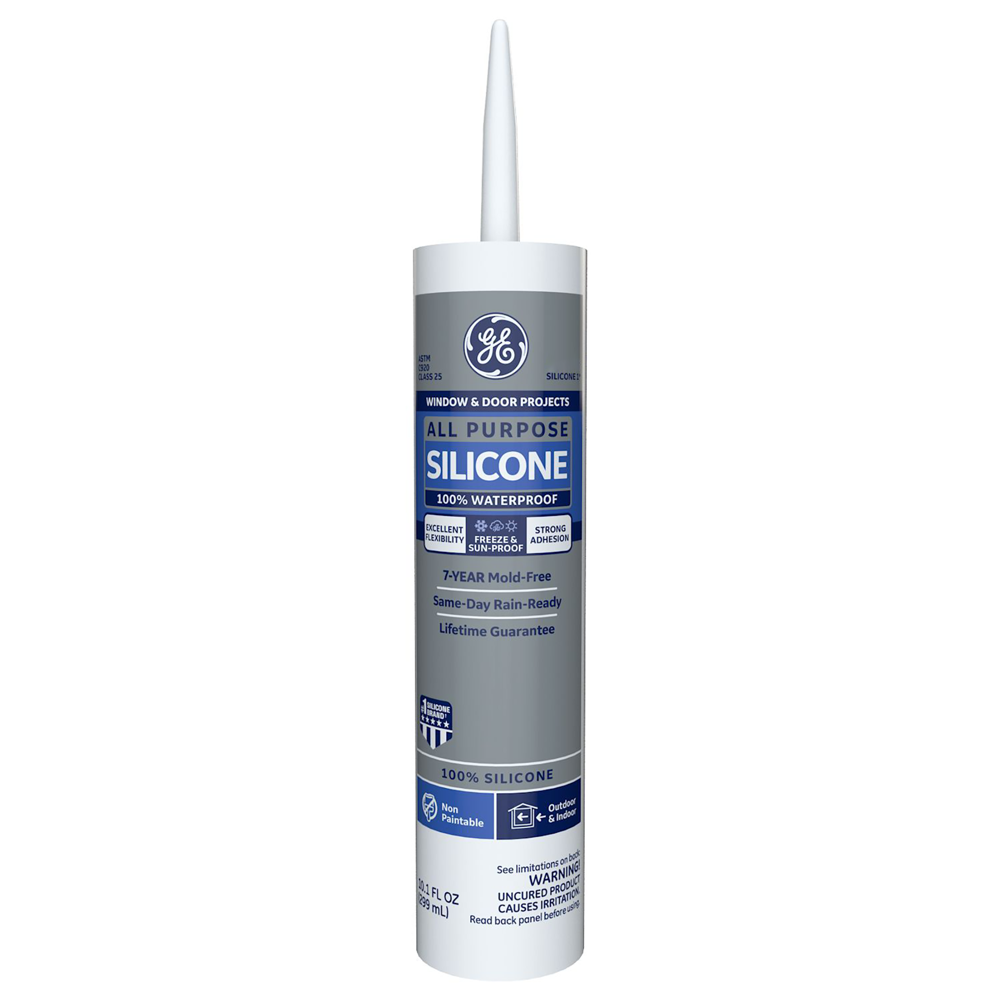 GE Sealants All Purpose Silicone 1 Window & Door Sealant