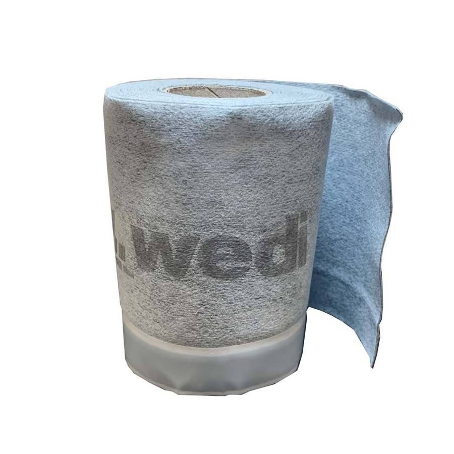 wedi Tub Sealing Tape with Waterproof Butyl Connection Strip, 4.75" x 11'