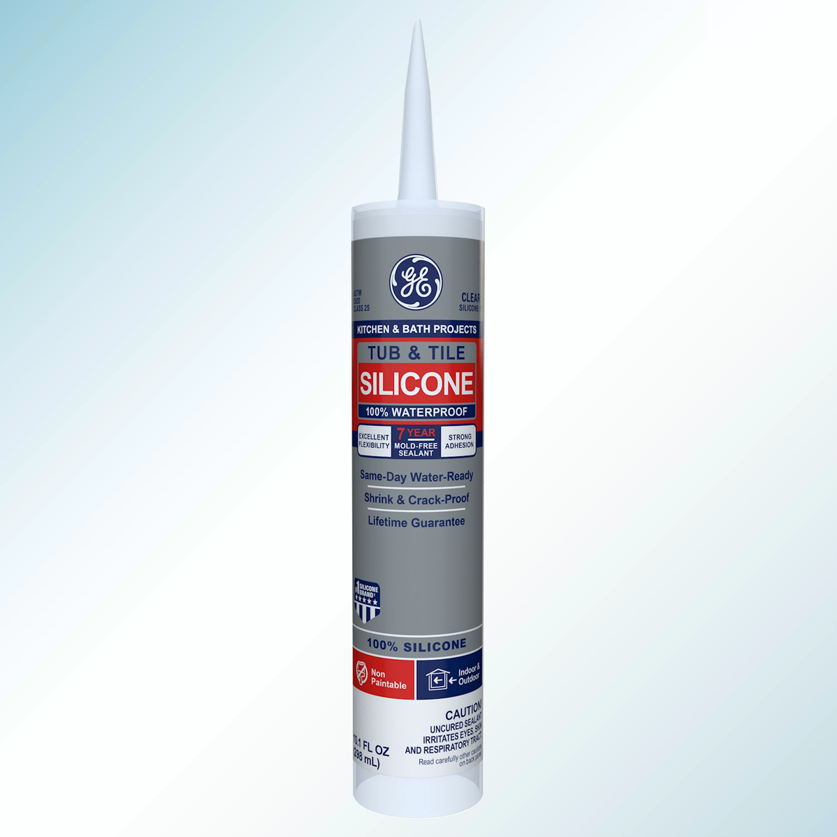 GE Sealants Tub and Tile Silicone 1 Sealant